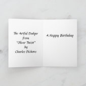 De Kaart van de verjaardag - de Artful Dodger (Binnen)