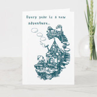 De Kaart van de verjaardag - de Tijd van de Lunch