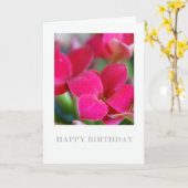 De Kaart van de verjaardag met Bloemen (Gele Bloem)