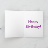 De Kaart van de verjaardag met Cakes (Binnen)