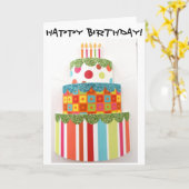 De Kaart van de verjaardag met de grootste (Gele Bloem)