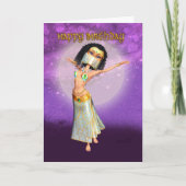 De Kaart van de verjaardag met de Leuke Arabische (Voorkant)