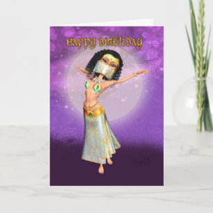 De Kaart van de verjaardag met de Leuke Arabische