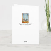 De Kaart van de verjaardag met Fiets (Achterkant)