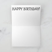 De Kaart van de verjaardag met Kat: Het Werken van (Binnen)