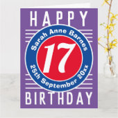 De Kaart van de verjaardag met Leeftijd, Naam, & D (Gele Bloem)