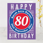 De Kaart van de verjaardag met Leeftijd, Naam, & D (Gele Bloem)