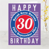 De Kaart van de verjaardag met Leeftijd, Naam, & D (Gele Bloem)