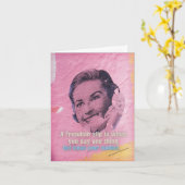 De kaart van de verjaardag: Moeder (Freudiaanse (Gele Bloem)