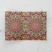 De Kaart van de Verjaardag "onder van de (Binnen)