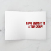 De Kaart van de Verjaardag van Bokshandschoenen (Binnen)