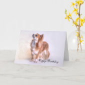 De kaart van de Verjaardag van Chihuahua (Gele Bloem)