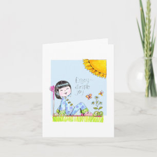 De kaart van de Verjaardag van ChinaGirlLove