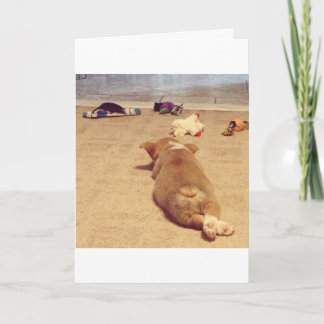 De kaart van de Verjaardag van Corgi