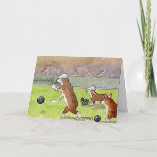 De Kaart van de Verjaardag van Corgis van het (Voorkant)