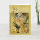 De Kaart van de Verjaardag van Cumpleanos van (Voorkant)