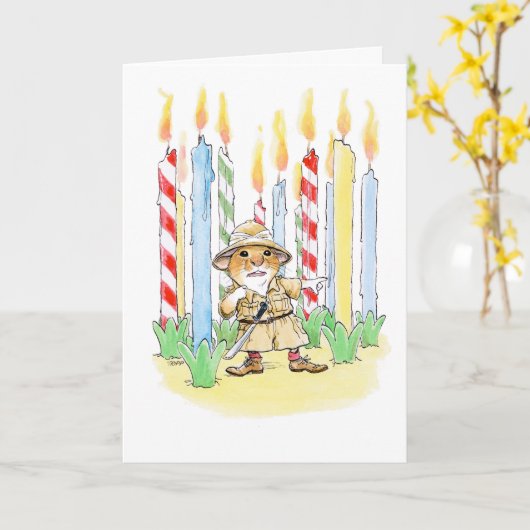 De Kaart van de Verjaardag van de (Gele Bloem)