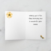 De Kaart van de Verjaardag van de Afrikaanse (Binnen)