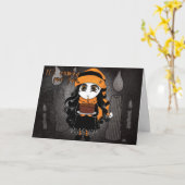 De Kaart van de verjaardag "van de Angst" (Gele Bloem)