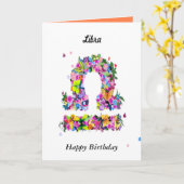 De Kaart van de Verjaardag van de Astrologie van (Gele Bloem)