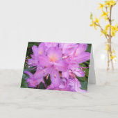 De Kaart van de Verjaardag van de Bloem van de (Gele Bloem)