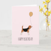 De Kaart van de Verjaardag van de brak (Gele Bloem)