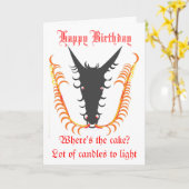 De kaart van de Verjaardag van de Brand van de (Gele Bloem)