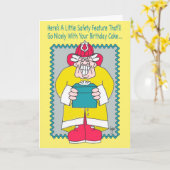 De Kaart van de Verjaardag van de BRANDWEERMAN (Gele Bloem)