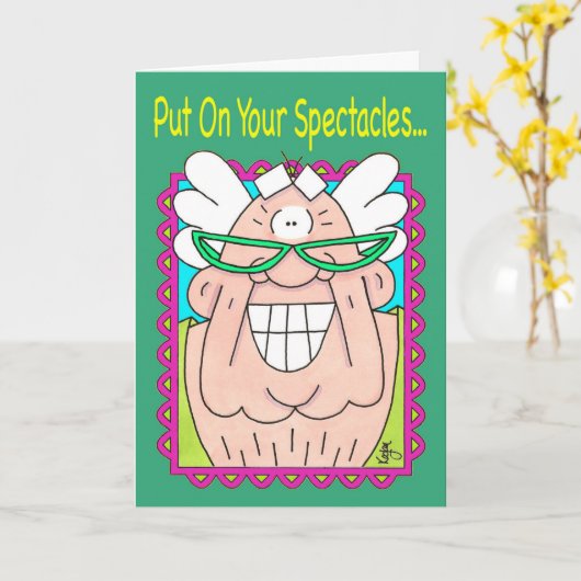 De Kaart van de Verjaardag van de BRIL (Gele Bloem)