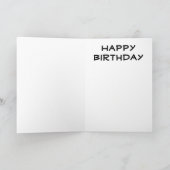 De Kaart van de Verjaardag van de buldog (Binnen)