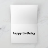 De Kaart van de Verjaardag van de Cake van de KRAB (Binnen)