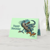 De Kaart van de Verjaardag van de dinosaurus (Voorkant)