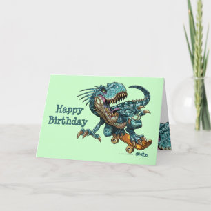 De Kaart van de Verjaardag van de dinosaurus
