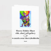 De Kaart van de Verjaardag van de Dinosaurus van (Achterkant)