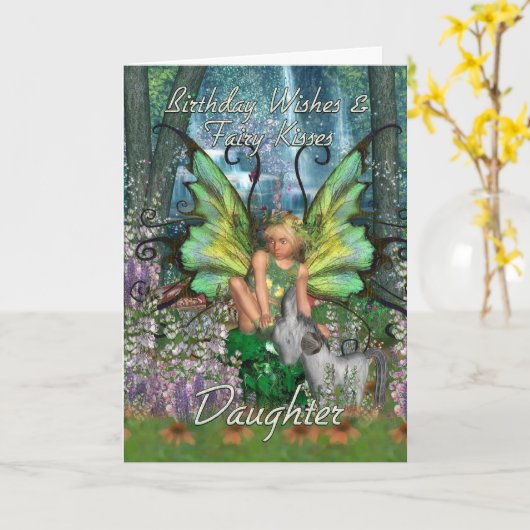 De Kaart van de Verjaardag van de dochter - het (Gele Bloem)