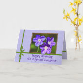 De Kaart van de Verjaardag van de dochter met (Gele Bloem)