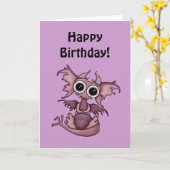 De Kaart van de Verjaardag van de Draak van het (Gele Bloem)