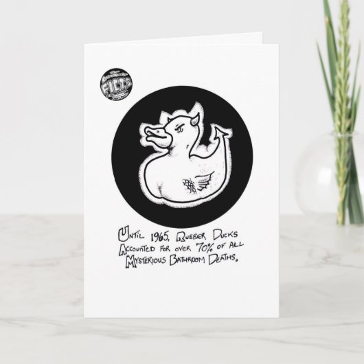 De Kaart van de Verjaardag "van de Eend van de (Voorkant)