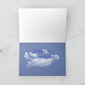 De Kaart van de Verjaardag van de engel (Binnen)