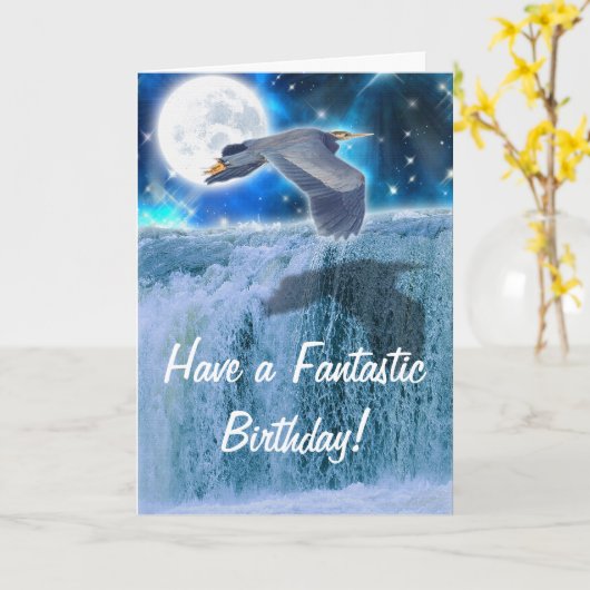 De Kaart van de Verjaardag van de Fantasie van de (Gele Bloem)