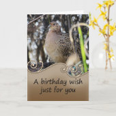 De Kaart van de Verjaardag van de fazant - de (Gele Bloem)