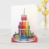 De Kaart van de Verjaardag van de Fotografie "van (Gele Bloem)