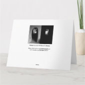 De Kaart van de Verjaardag van de Gang van de (Achterkant)