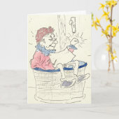 De kaart van de Verjaardag van de Gezondheidszorg (Gele Bloem)