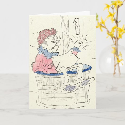 De kaart van de Verjaardag van de Gezondheidszorg (Gele Bloem)