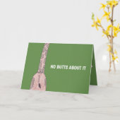 De Kaart van de Verjaardag van de Giraffe (Gele Bloem)