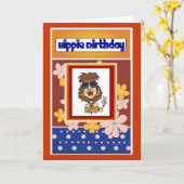 De Kaart van de Verjaardag van de hippie (Gele Bloem)