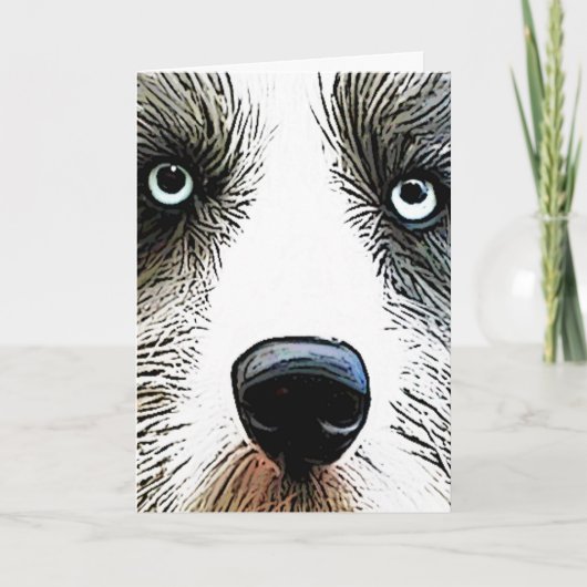 De Kaart van de Verjaardag van de Hond van de (Voorkant)