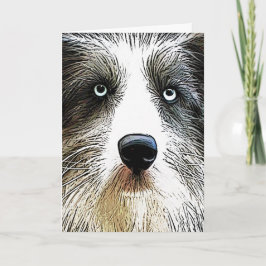 De Kaart van de Verjaardag van de Hond van de