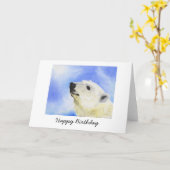 De Kaart van de Verjaardag van de Ijsbeer (Gele Bloem)